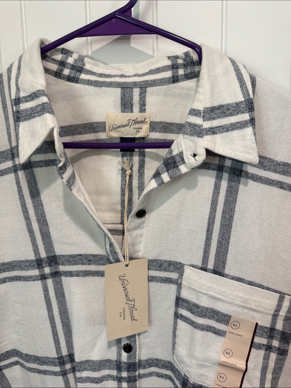 Vintage Thread plaid shacket - Picture 2 of 2